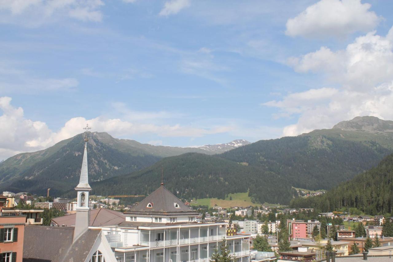 Ferienwohnung Alpenblick Davos Exterior foto