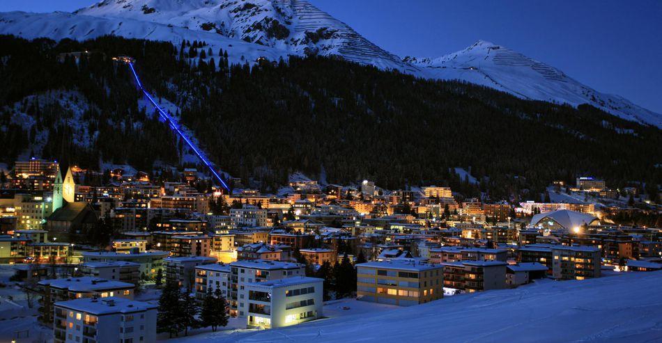 Ferienwohnung Alpenblick Davos Exterior foto